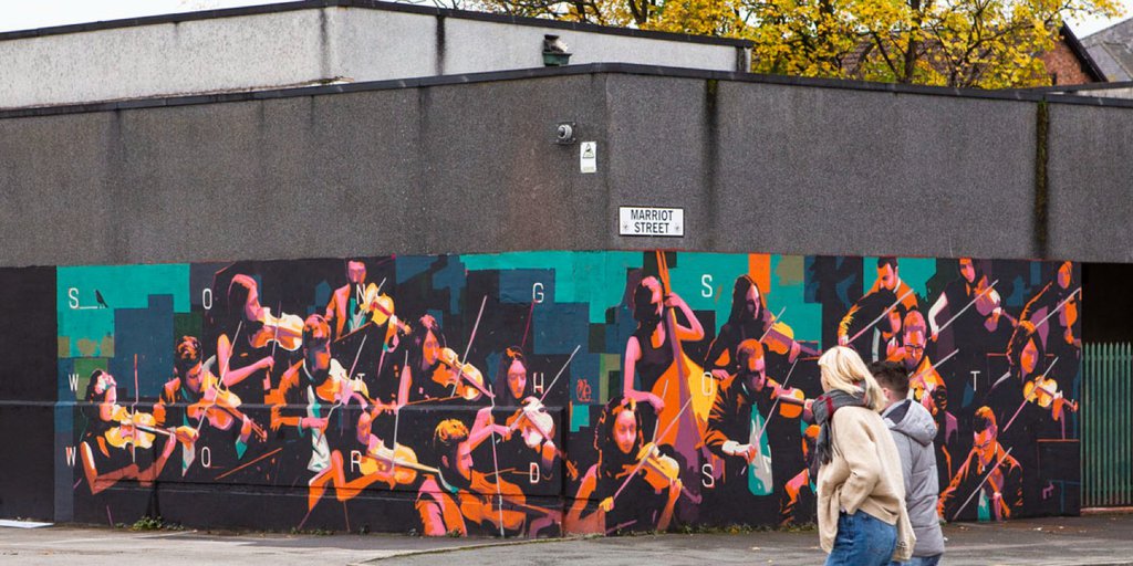 Artists Brighten Up This Manchester Suburb With Colorful Artwork