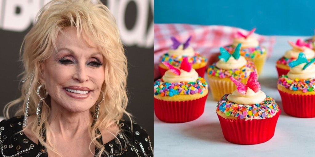 Bring Cheer to Your Party With Dolly Parton’s Butterfly Coconut Cupcakes